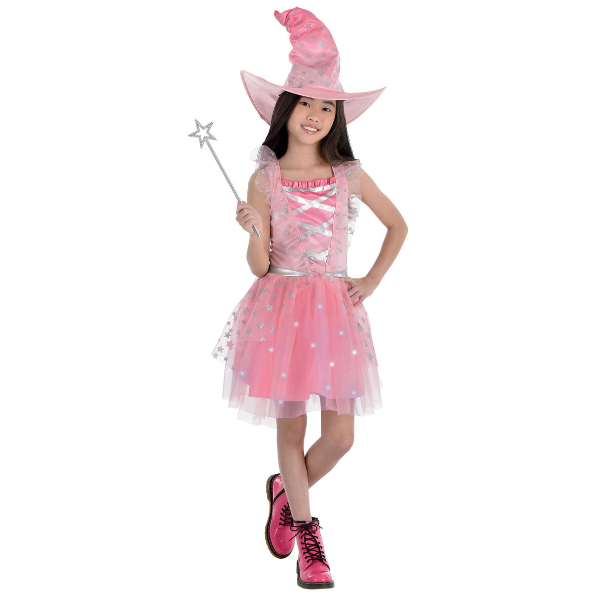 Pink Fairytale Witch Costume for Kids  Size: M