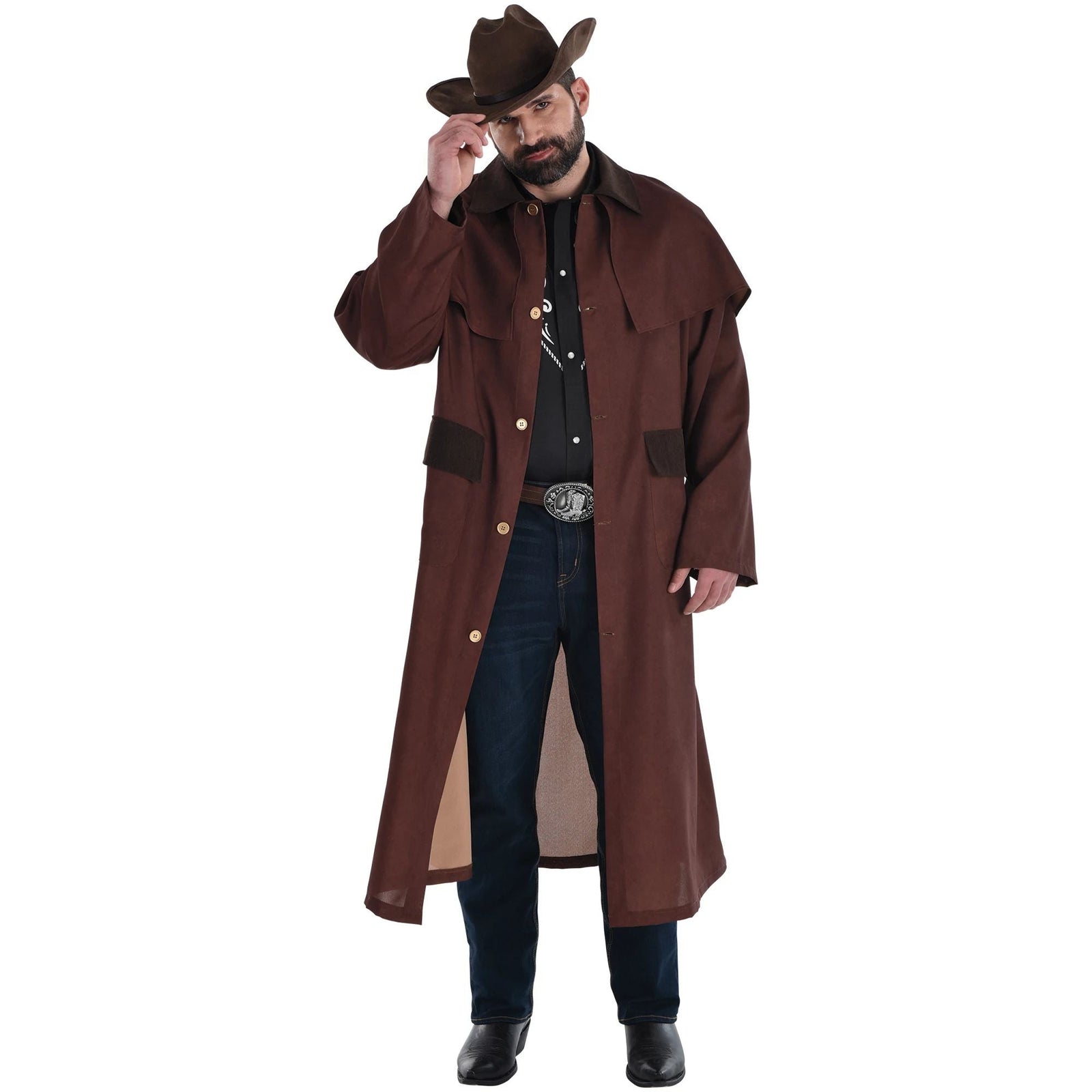 Modern Western Duster - Men's Plus XXL