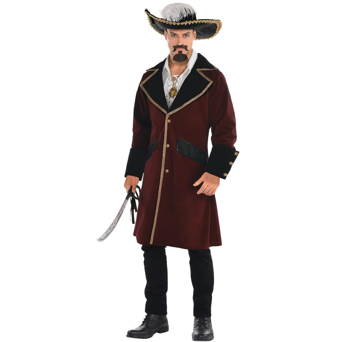 Pirate Captain&#39;s Jacket - Men&#39;s S/M