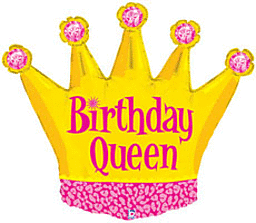 205  36&quot; Birthday Queen Foil Balloon