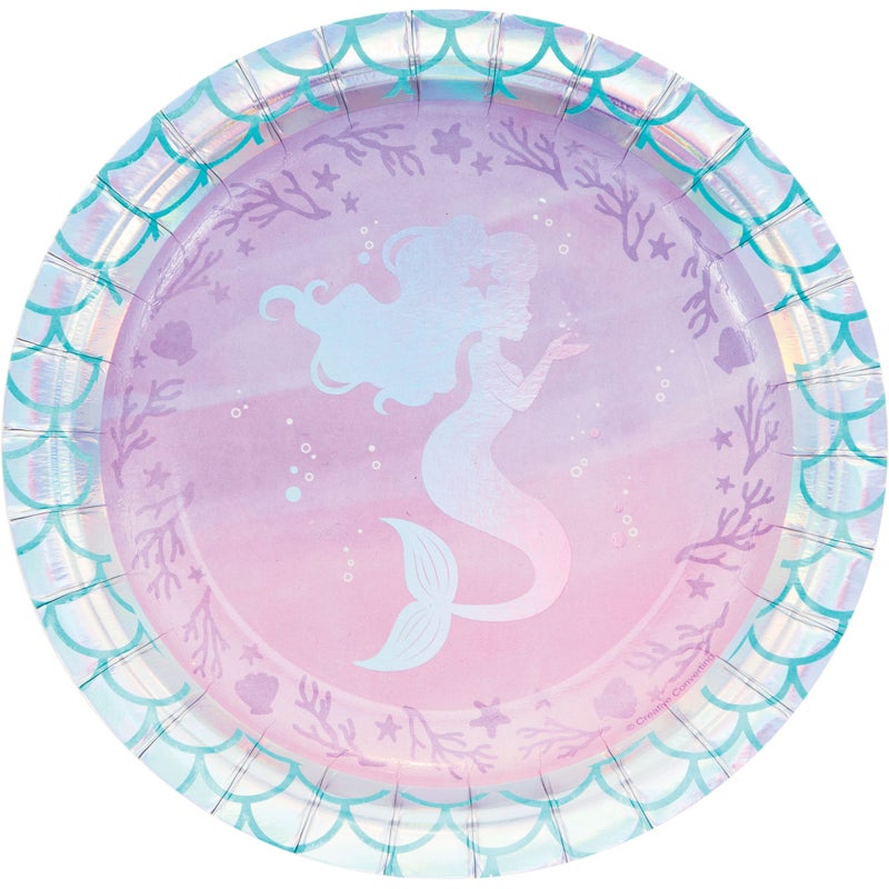 Mermaid Shine Dessert Plates