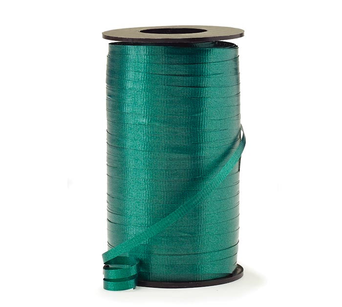 3/16&quot; CRIMPED HUNTER GREEN CURLING RIBBON