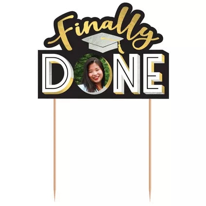 Graduation Photo Frame Cake Topper-Unique Celebratory Decor for Memorable Milestone