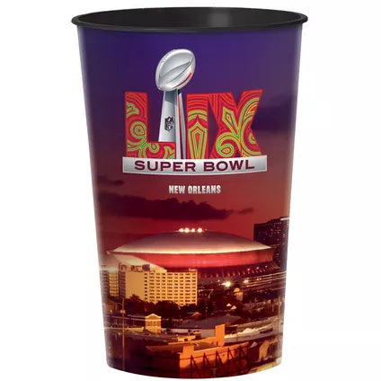 Super Bowl LIX Plastic Favor Cup, 22oz