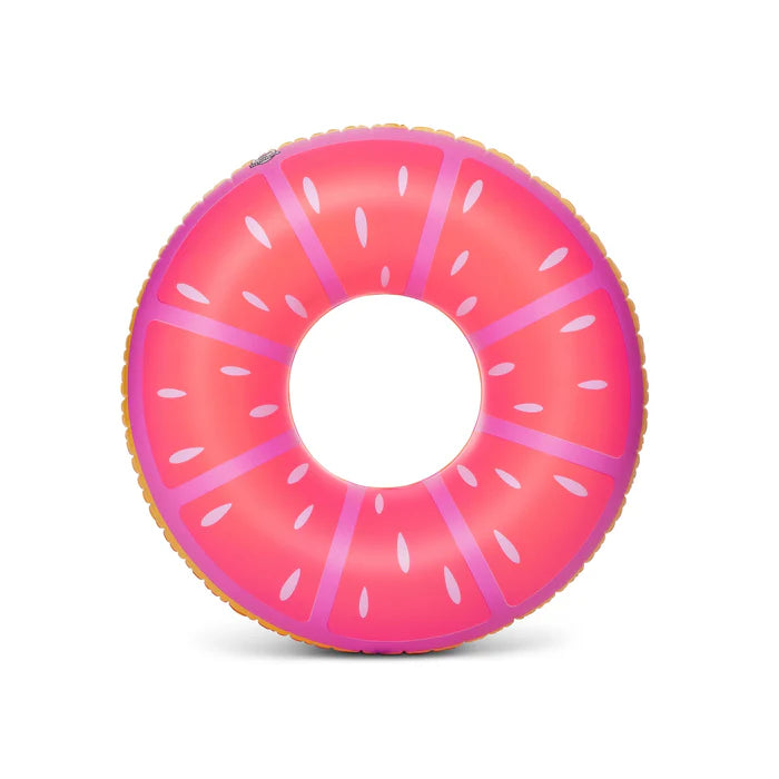 GIANT PINK LEMON TUBE POOL FLOAT