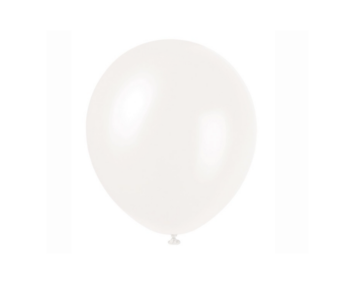 12&quot; Latex Balloons  72ct - Winter White