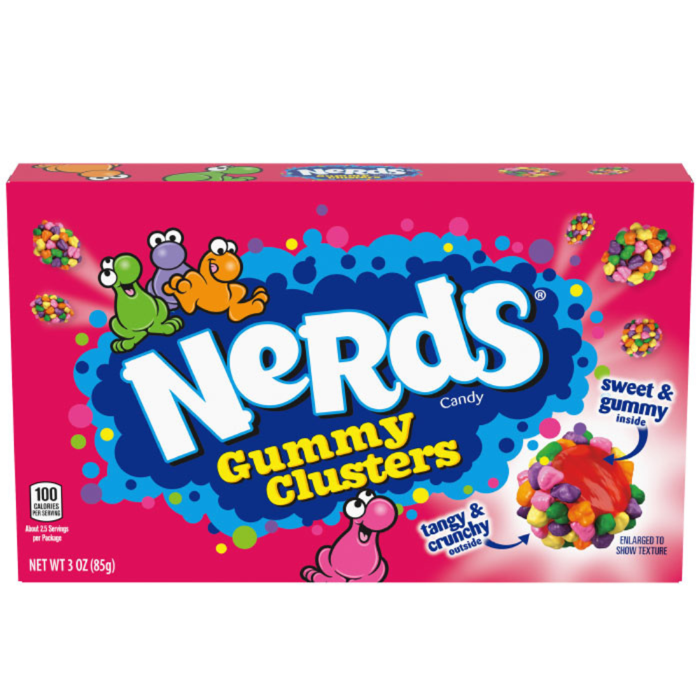 NERDS GUMMY CLUSTERS THEATER BOX