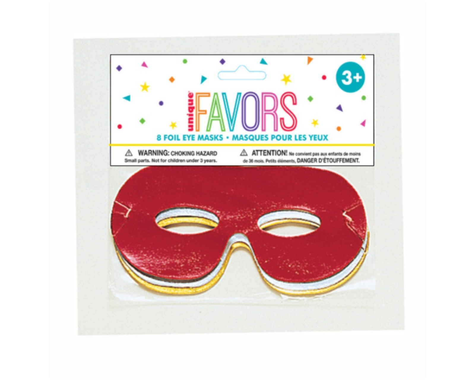 Foil Eye Masks - Assorted Colors  8ct