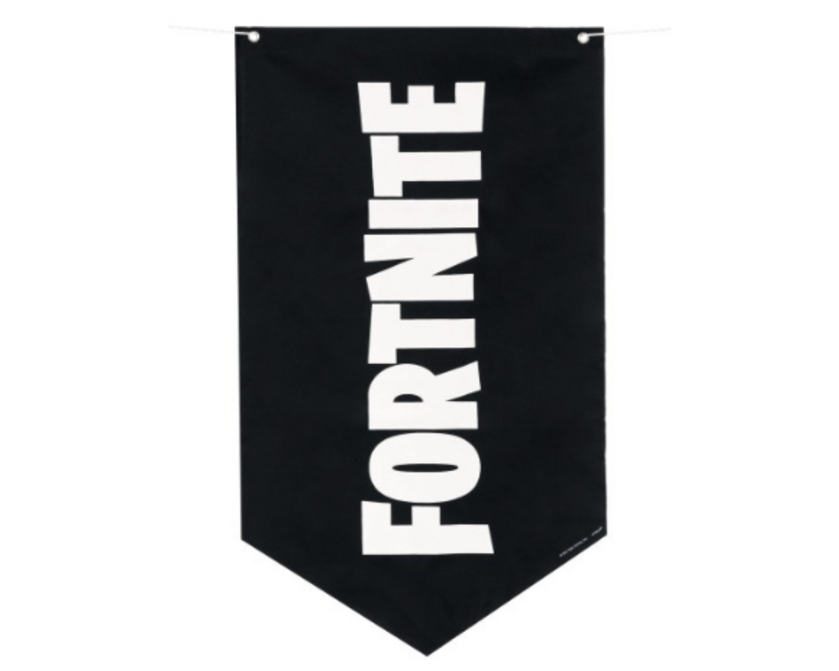 Fortnite Fabric Pennant Banner 12&quot; x 20.5&quot; &amp;nbsp;1pc