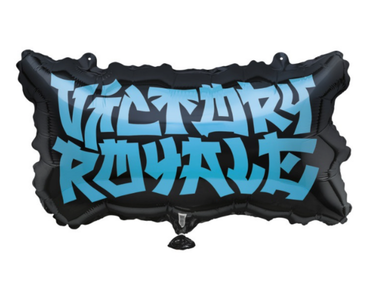 Fortnite Victory Royale Giant Shaped Foil Balloon 22&quot;  Packaged