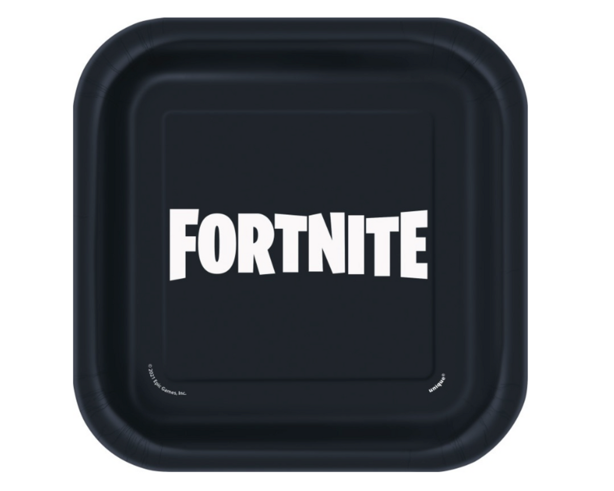 Fortnite Square 7&quot; Dessert Plates  8ct