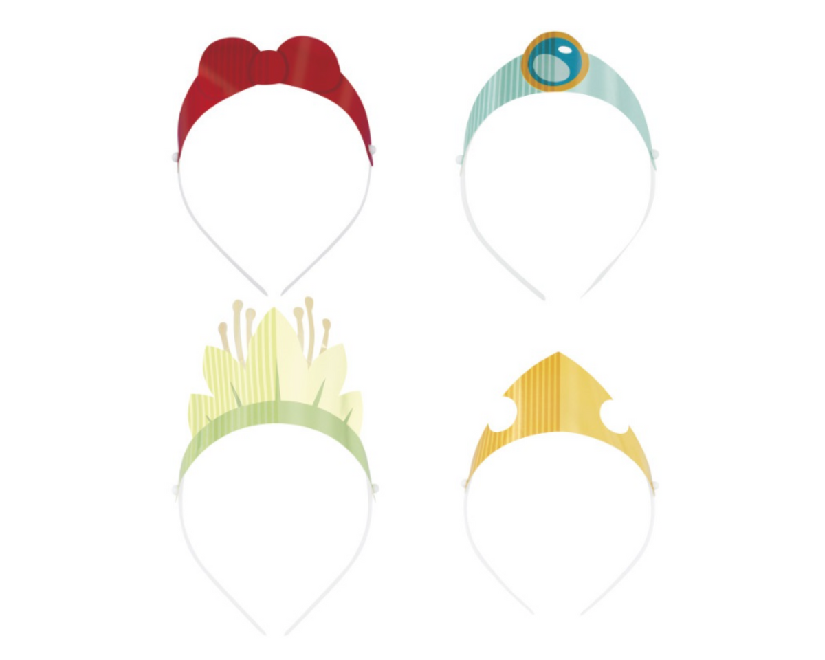 Disney Princess Foil &amp; Paper Headband  4ct