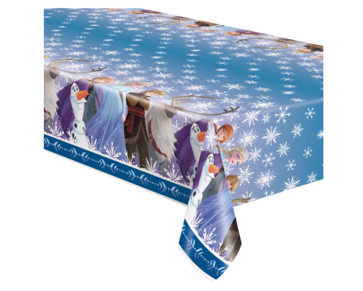 Disney Frozen 2 Rectangular Plastic Table Cover  54&quot; x 84&quot;