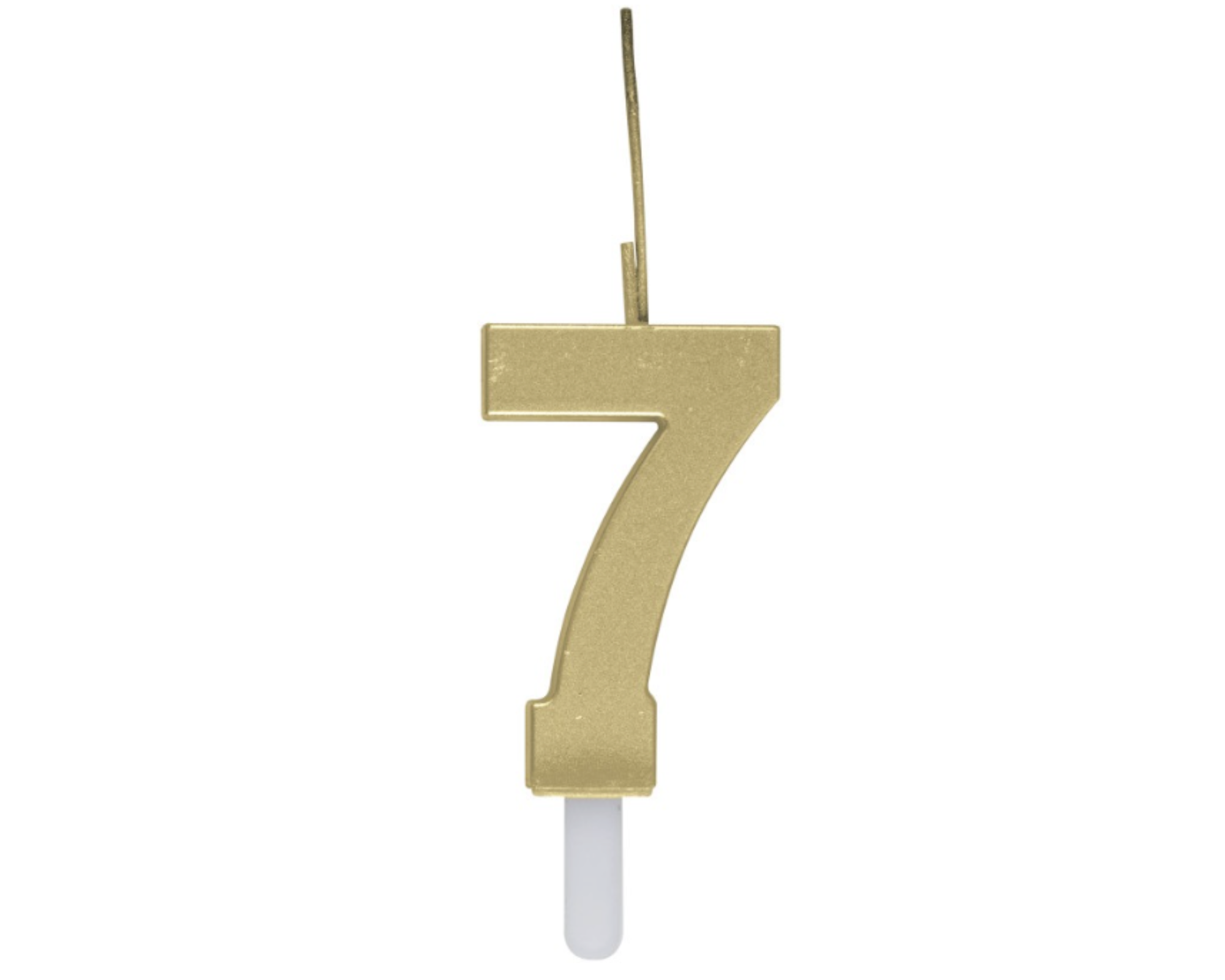 Gold Number 7 Sparkler