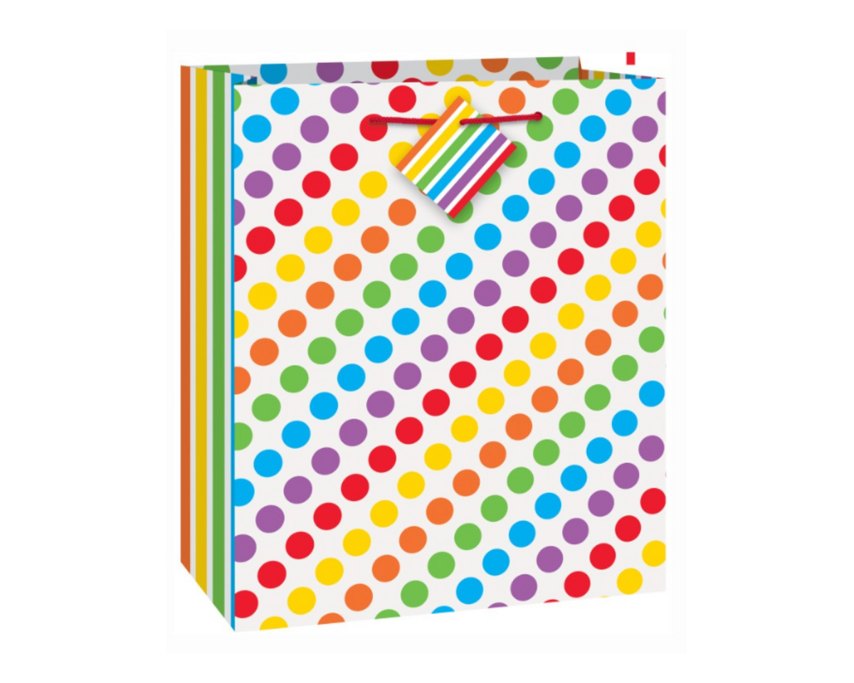 Rainbow Birthday Medium Gift Bag