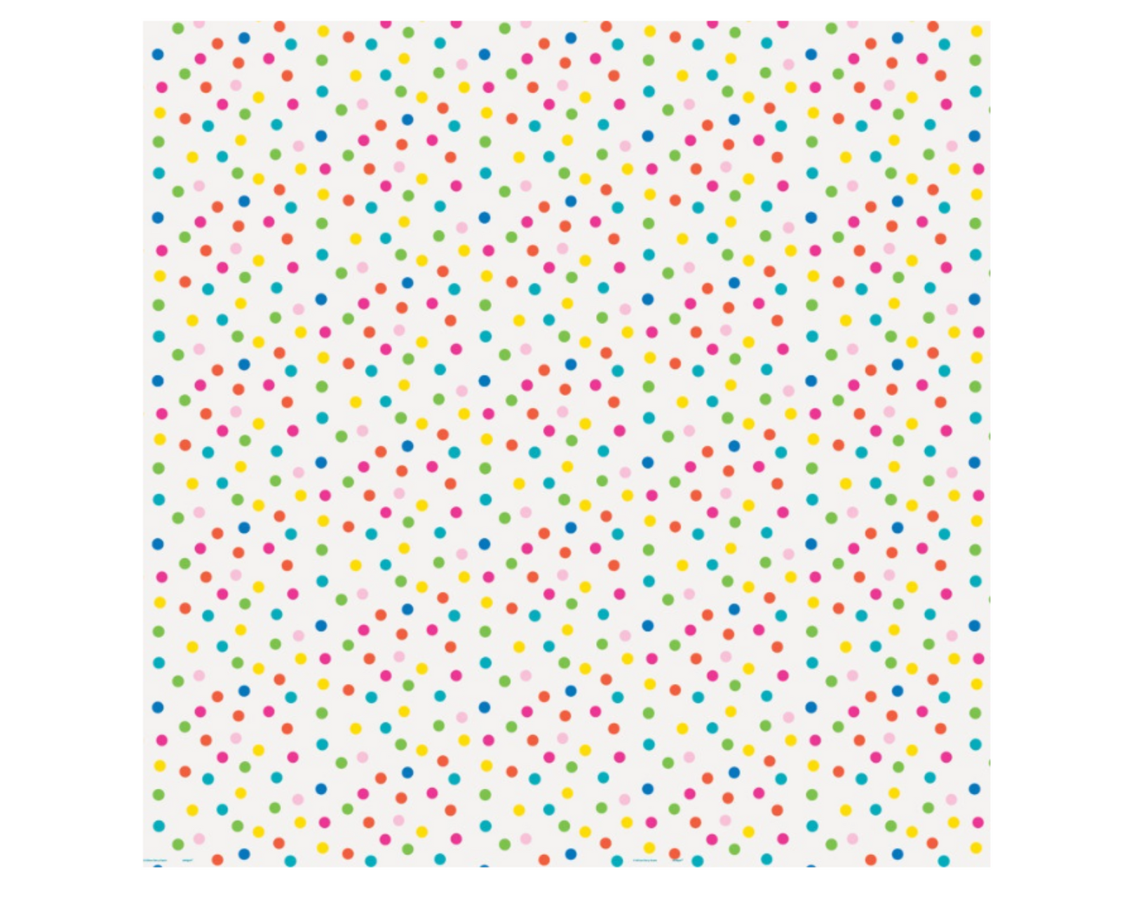 Confetti Cake Birthday Gift Wrap  30" x 5 ft