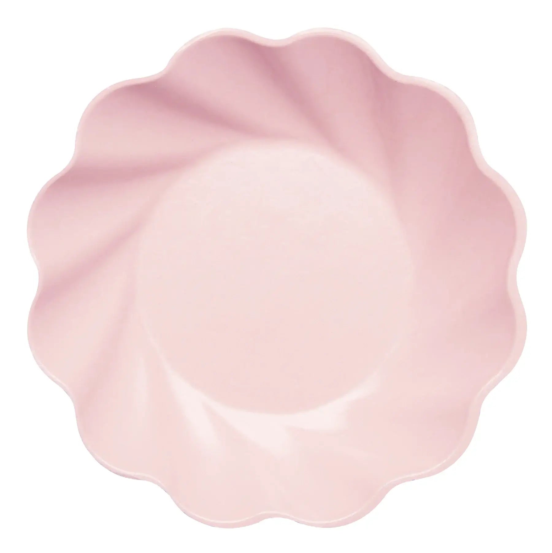 Simply Eco Compostable Salad Plates pink