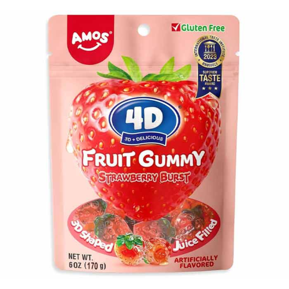  AMOS 4D GUMMY JUICY BURST STRAWBERRY SUB