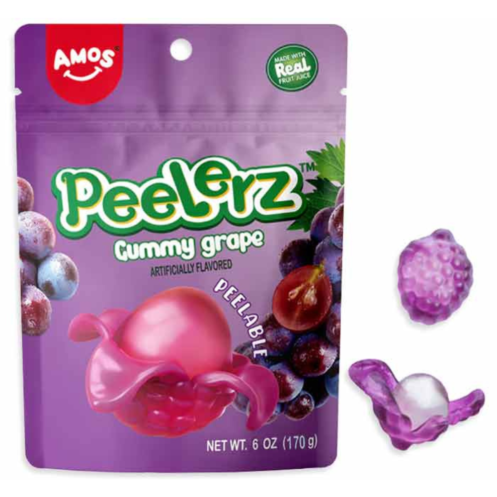 AMOS PEELERZ GUMMY GRAPE PEG BAG