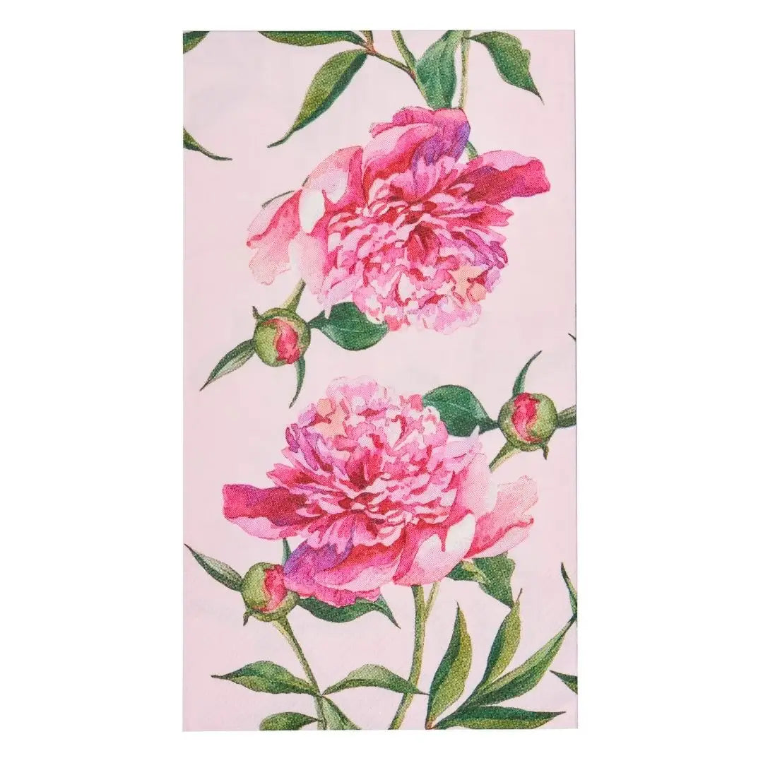 Guest Towel Pink Peonies