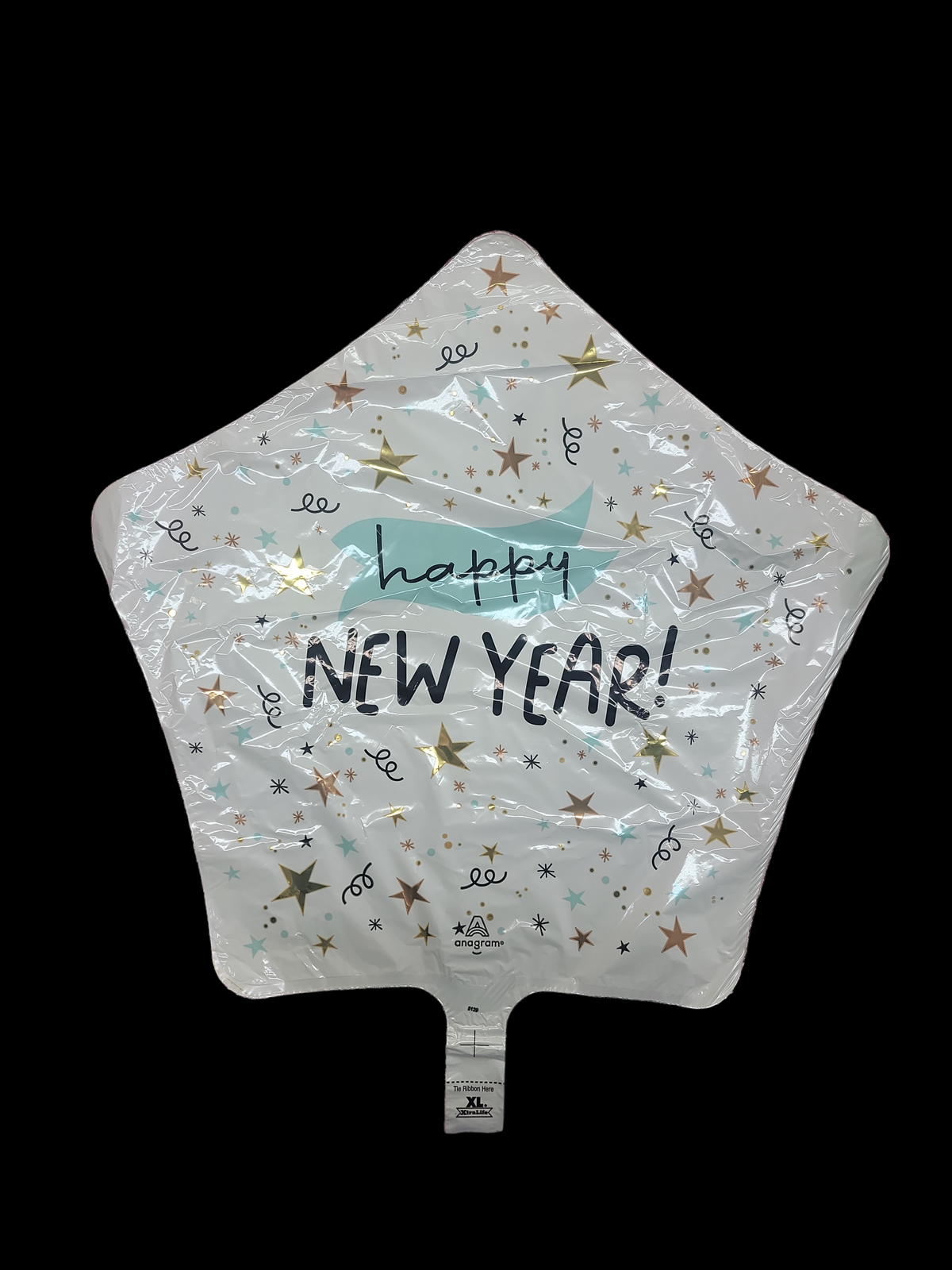 19&quot;  HAPPY NEW YEAR STAR FOIL BALLOON