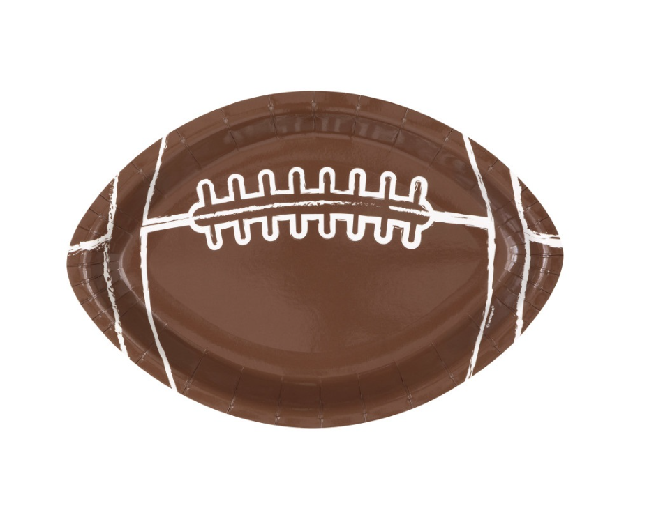 Football Shaped Plates