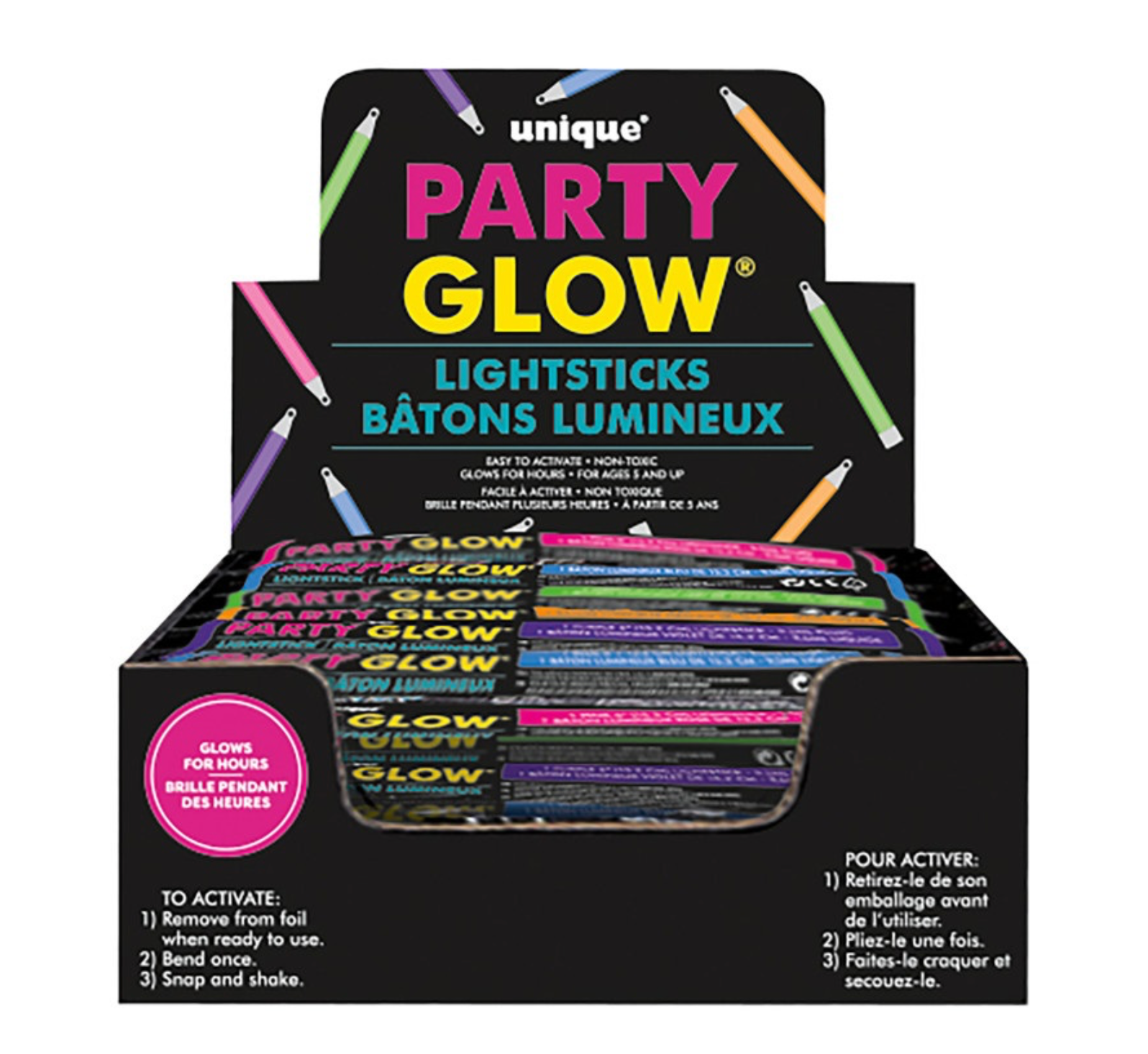 Party Glow Sticks Assorted