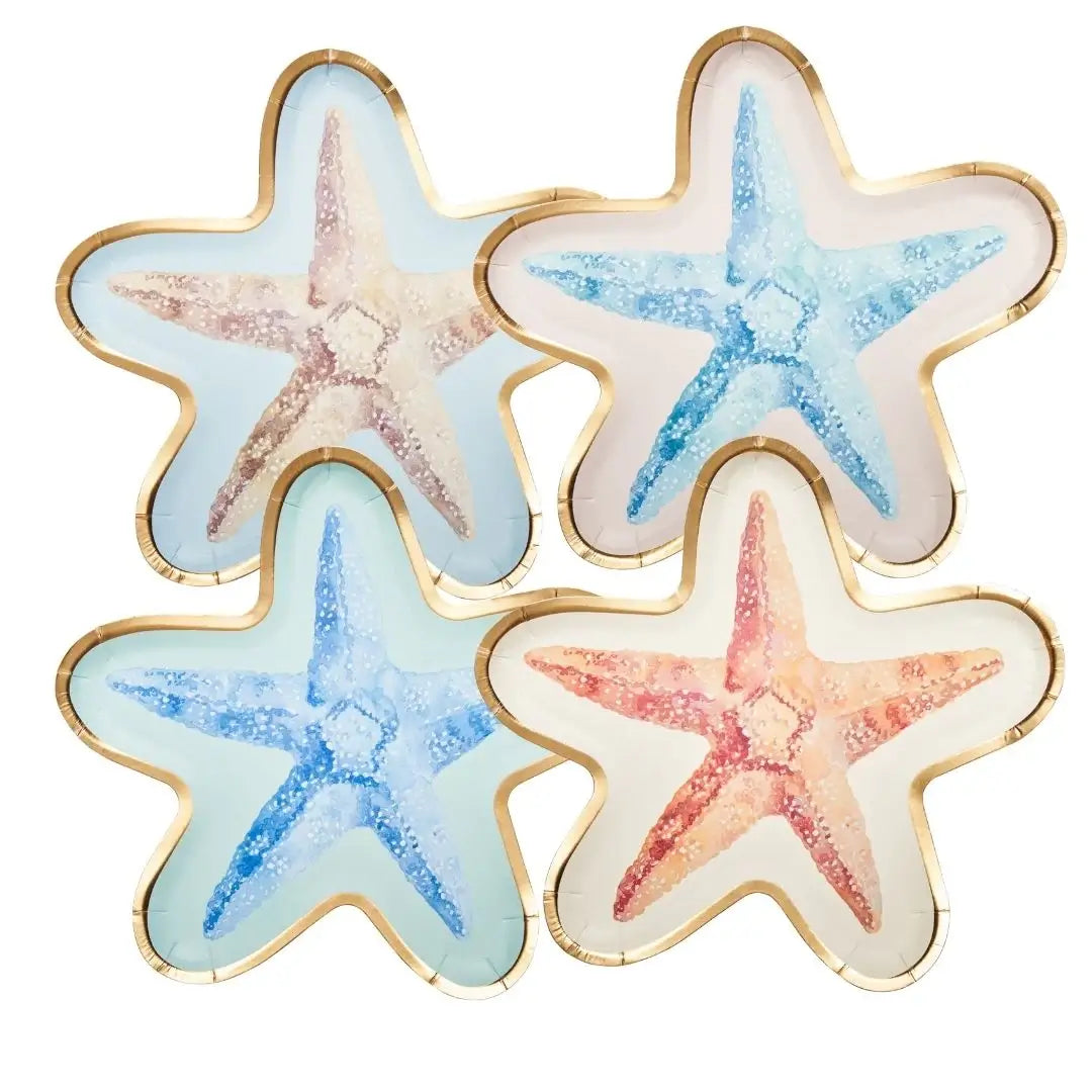 Starfish Die Cut Salad Plate La Mer