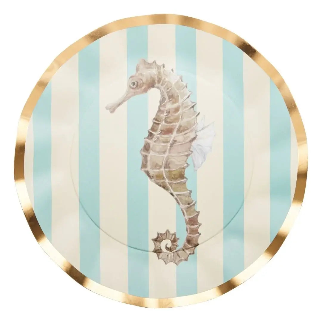 Wavy Dinner Plate La Mer