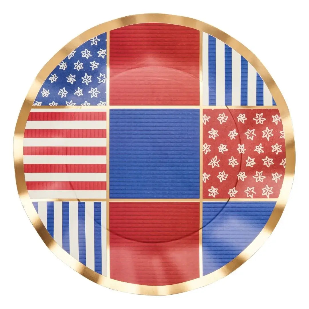 Wavy Dinner Plate Americana