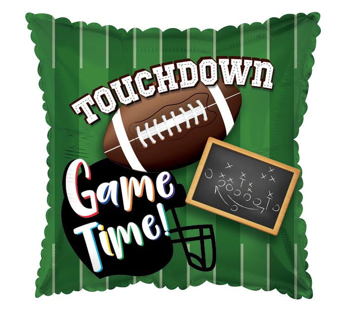 17&quot;PKG GAME TIME FOOTBALL TOUCHDOWN