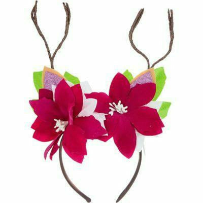 Almar Sales HOLIDAY: CHRISTMAS Flower Reindeer Headband