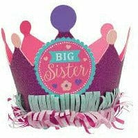 Amscan BABY SHOWER BIG SISTER CROWN