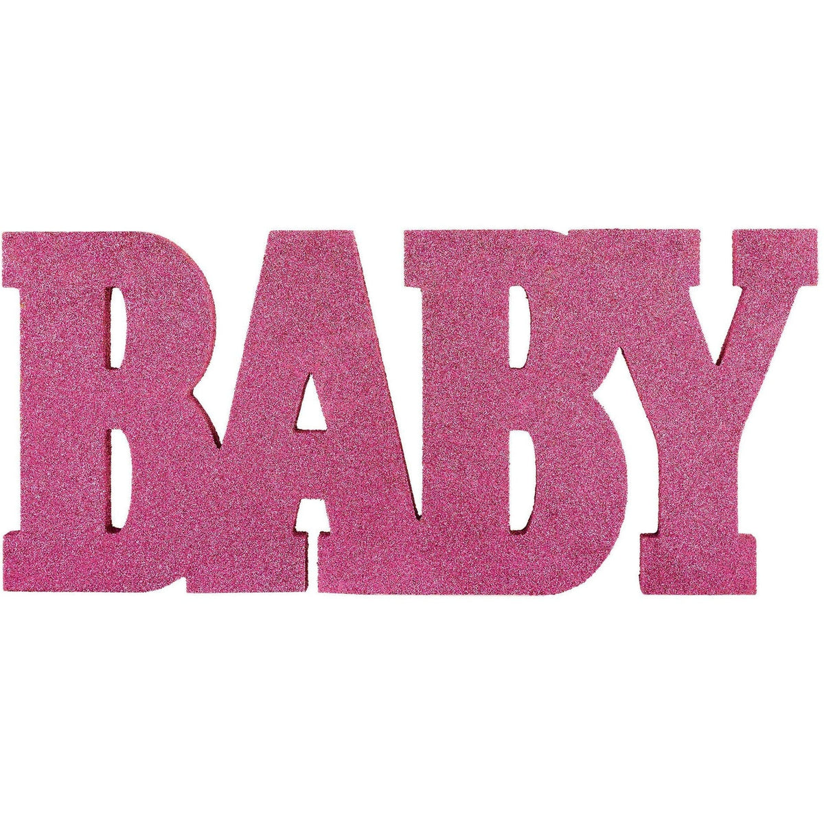 Amscan BABY SHOWER Standing Pink &quot;BABY&quot; Sign