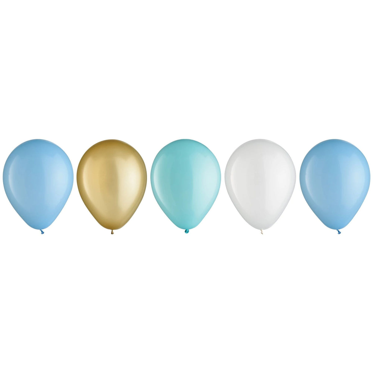 Amscan BALLOONS 11&quot; Latex Balloon Assortment - Pastel Blue