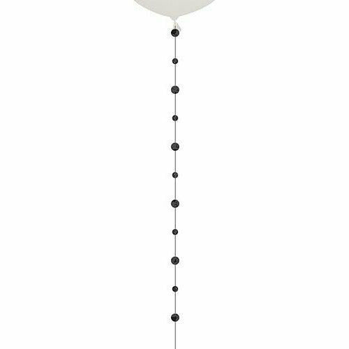 Amscan BALLOONS 970 Black Circles Balloon Tail