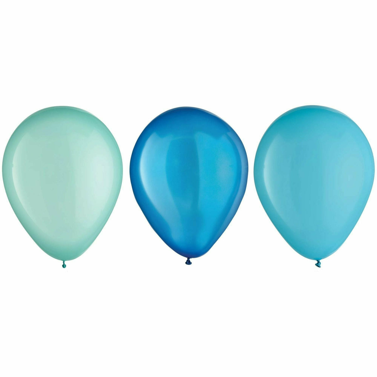 Amscan BALLOONS Aqua Blue 5&quot; Latex Balloon Assortment