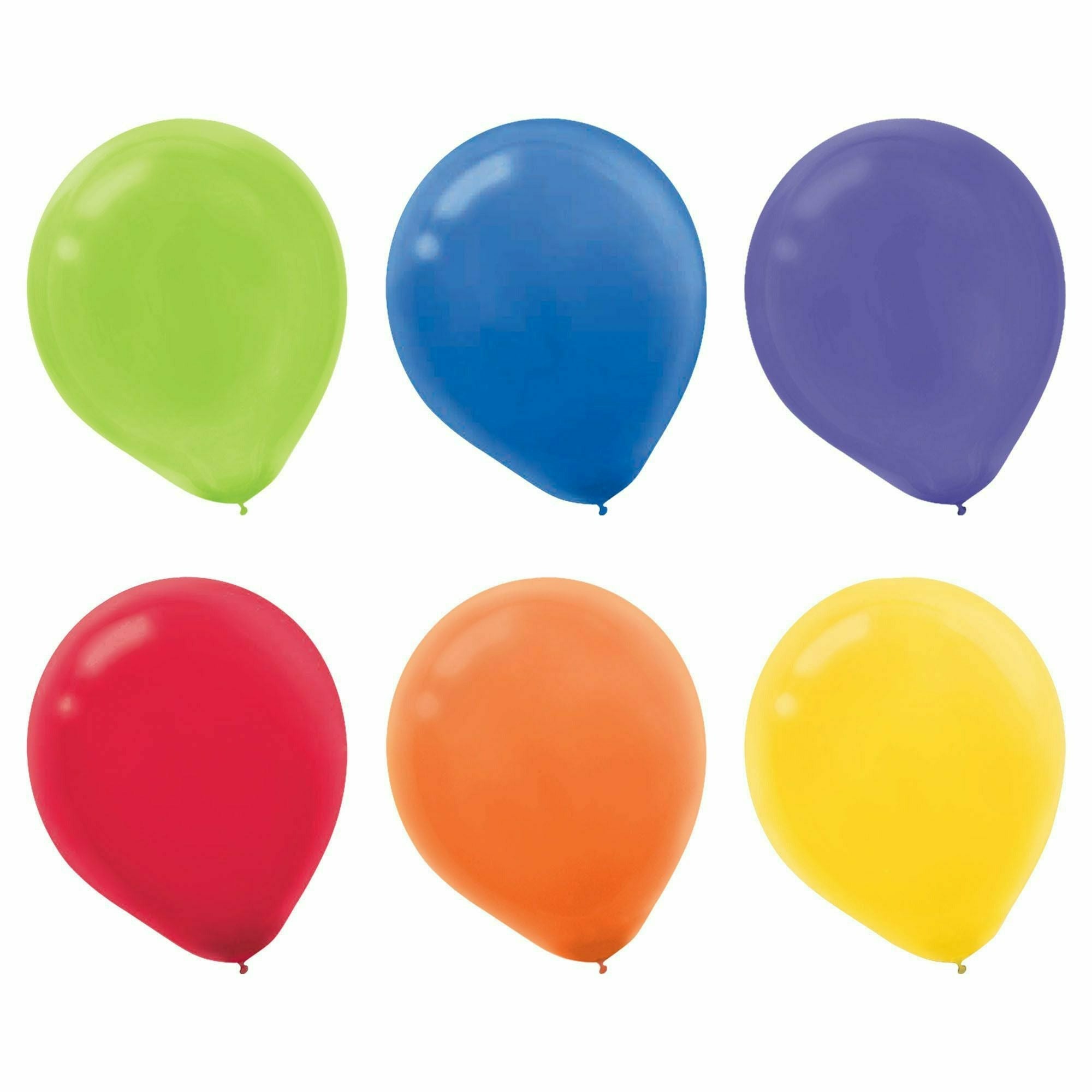 Amscan BALLOONS Assorted Latex Balloons - Packaged, 50 ct.