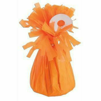 Amscan BALLOONS Bright Neon Orange Foil Balloon Weight