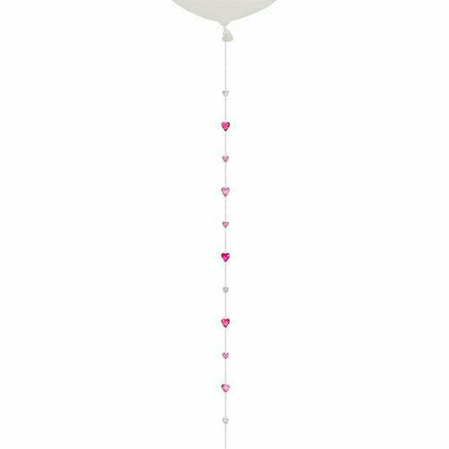 Amscan BALLOONS CS Hearts Balloon Tail