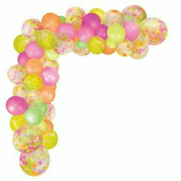 Amscan BALLOONS GARLAND KIT Neon Multi Color Balloon Garland Kit