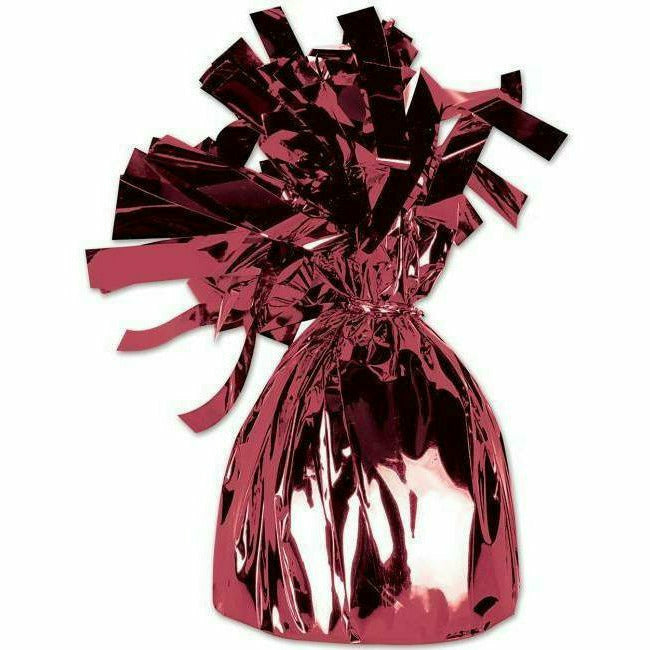 Amscan BALLOONS Maroon Foil Balloon Weight