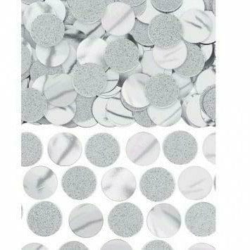 Amscan BALLOONS Silver Circle Confetti