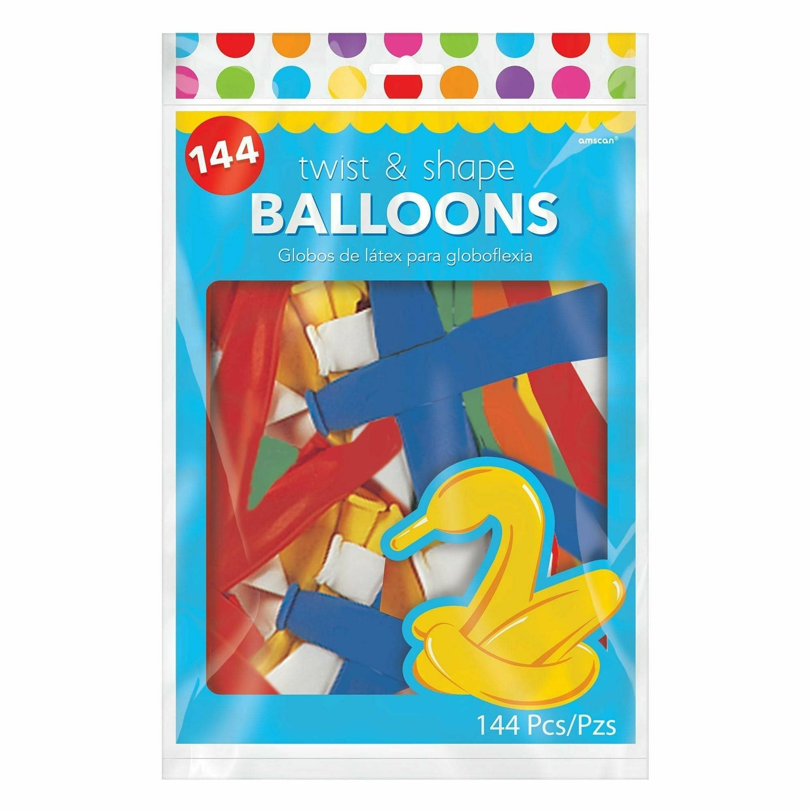 Amscan BALLOONS Twist & Shape Latex Balloon Mix