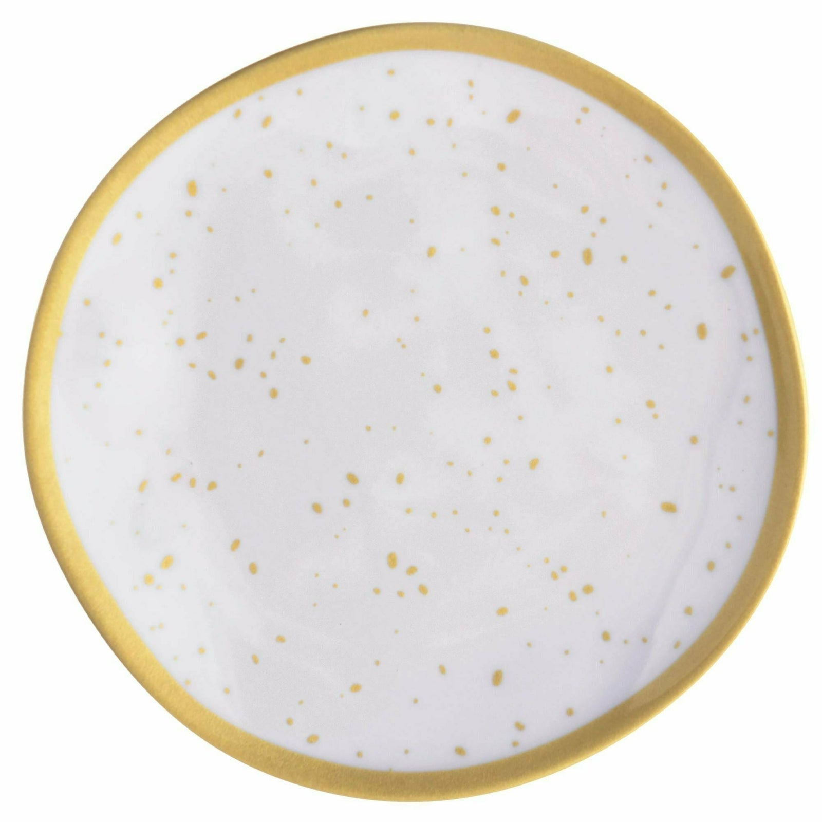 Amscan BASIC 10 1/2" Melamine Plastic Plate - Gold