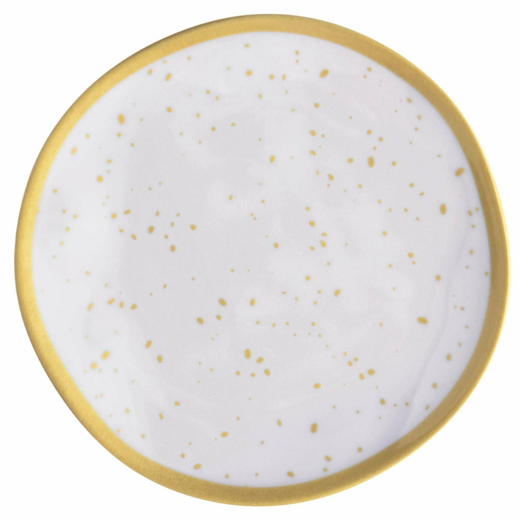 Amscan BASIC 10 1/2" Melamine Plastic Plate - Gold