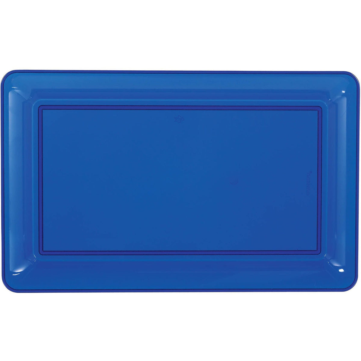 Amscan BASIC 11&quot; x 18&quot; Bright Royal Blue Tray