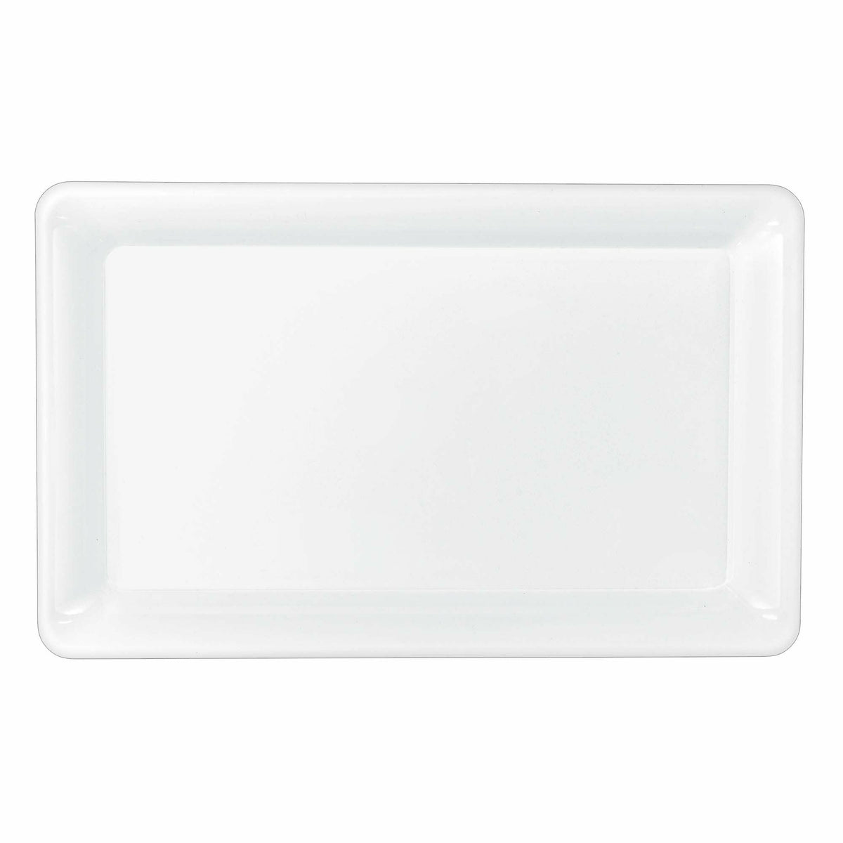 Amscan BASIC 11&quot; x 18&quot; White Tray