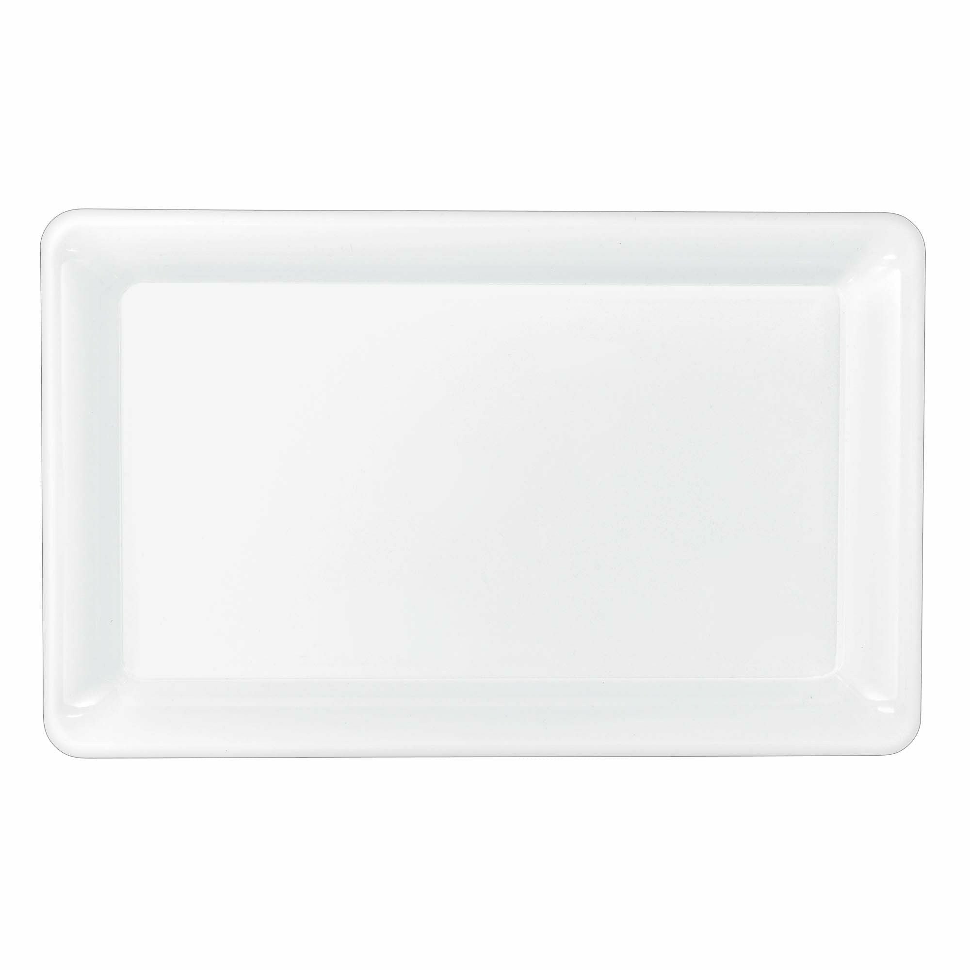 Amscan BASIC 11" x 18" White Tray