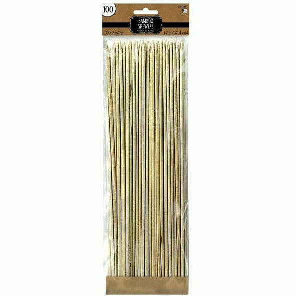 Amscan BASIC 12 IN BAMBOO SKEWERS